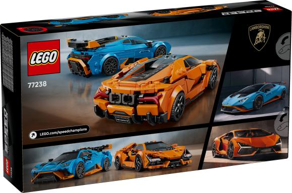 Speed Champions 77238 Lamborghini Revuelto & Lamborghini Huracán STO