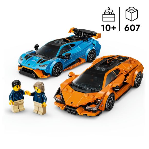 Speed Champions 77238 Lamborghini Revuelto & Lamborghini Huracán STO
