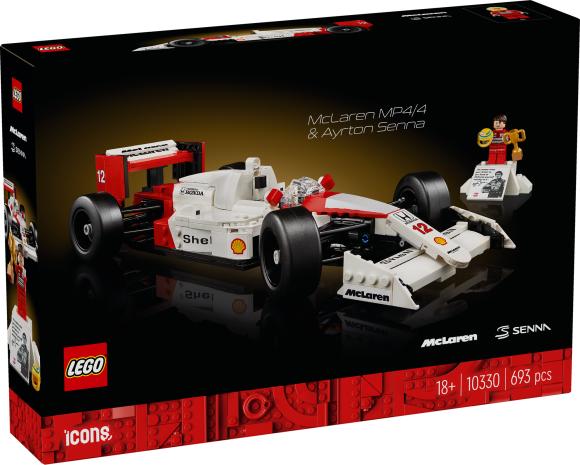 LEGO Icons 10330 McLaren MP4/4 og Ayrton Senna