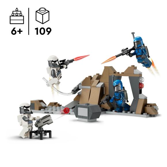 Star Wars™ 75373 Battle Pack med bagholdet på Mandalore™