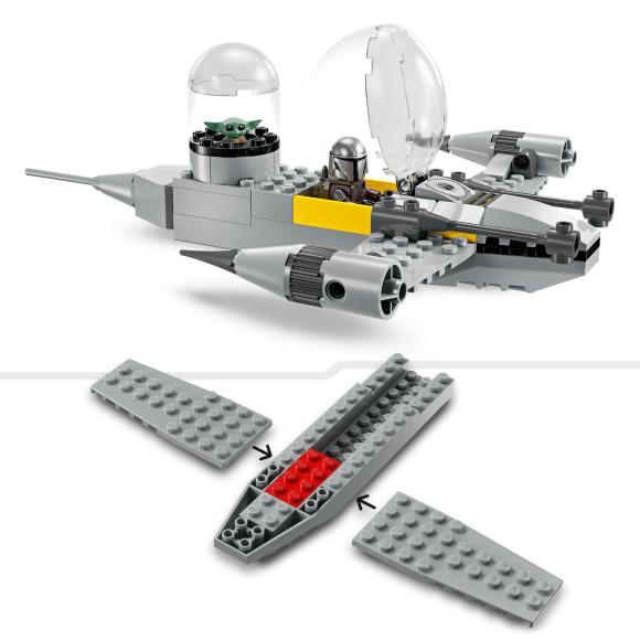 Star Wars™ 75410 Mando og Grogus N-1-stjernejager