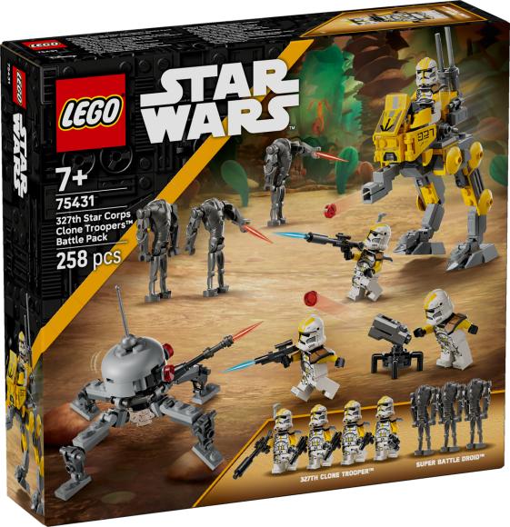 Star Wars™ 75431 Battle Pack med klonsoldater fra 327. stjernekorps