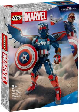 LEGO Marvel™ 76296 Byg selv-figur af den nye Captain America Marvel