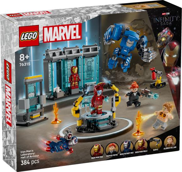 Marvel™ 76315 Iron Mans laboratorium: Dragtgalleriet