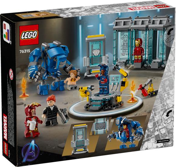 Marvel™ 76315 Iron Mans laboratorium: Dragtgalleriet