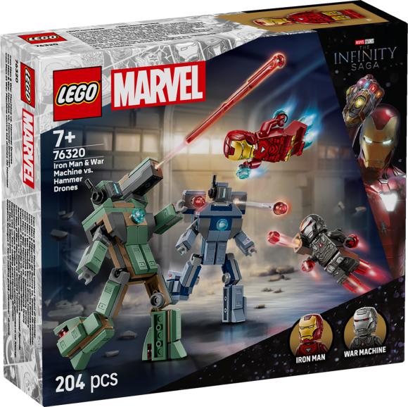 Marvel™ 76320 Iron Man og War Machine mod Hammer-droner
