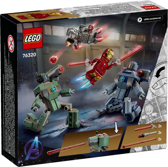 Marvel™ 76320 Iron Man og War Machine mod Hammer-droner