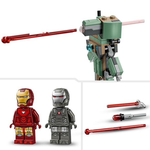 Marvel™ 76320 Iron Man og War Machine mod Hammer-droner