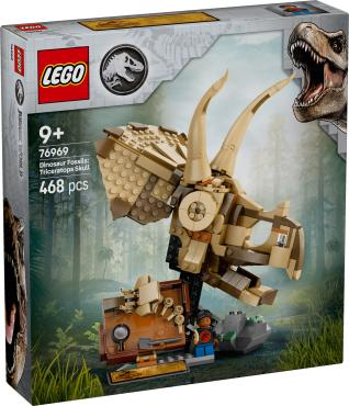 Jurassic World™ 76969 Dinosaurfossiler: Triceratops-kranium