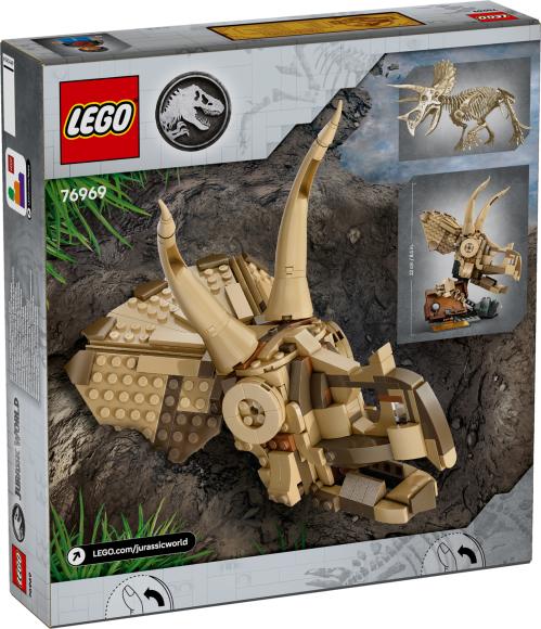 Jurassic World™ 76969 Dinosaurfossiler: Triceratops-kranium