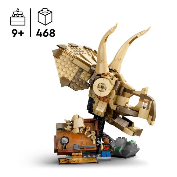 Jurassic World™ 76969 Dinosaurfossiler: Triceratops-kranium