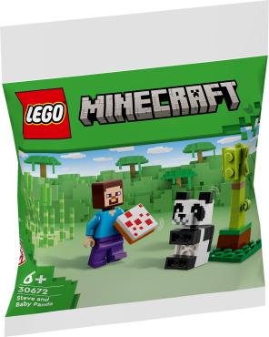 LEGO Minecraft 30672 Steve og pandaunge paperbag