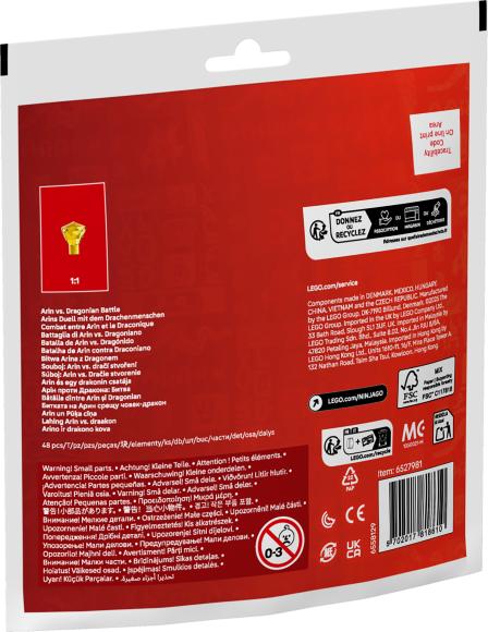 LEGO Ninjago 30700 Kamp mellem Arin og dragonianer paperbag
