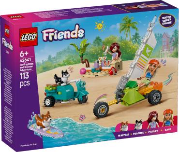LEGO Friends 42641 Eventyr med surfende hunde og scooter