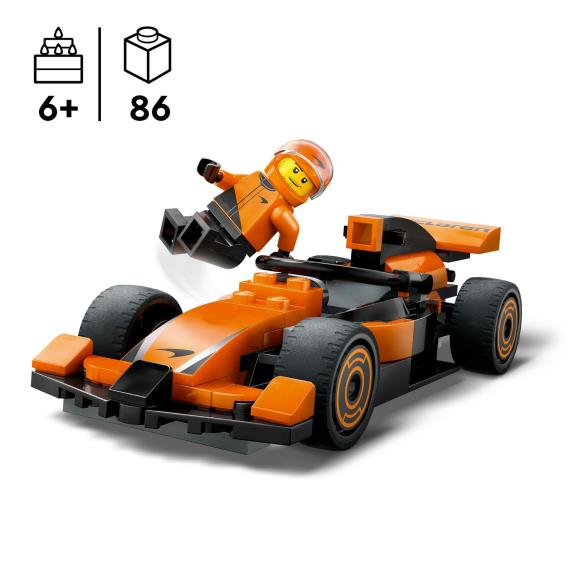 LEGO City 60442 F1®-kører med McLaren-racerbil