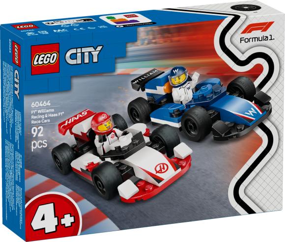 LEGO City 60464 F1® Williams Racing og Haas F1®-racerbiler