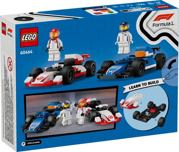 LEGO City 60464 F1® Williams Racing og Haas F1®-racerbiler