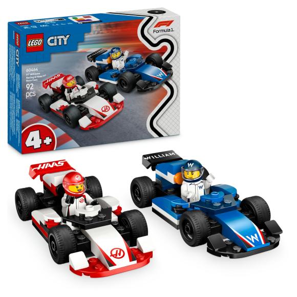 LEGO City 60464 F1® Williams Racing og Haas F1®-racerbiler