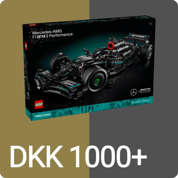 Lego for 1000 kr plus