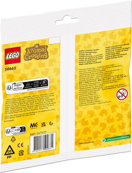 LEGO Animal Crossing 30662 Maple og Græskarbed paperbag