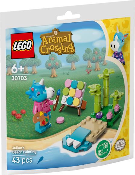 LEGO Animal Crossing 30703 Strandmaleri med Julian paperbag