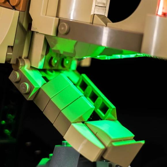 BrickBling lyssæt til: Jurassic World 76969 Dinosaurfossiler: Triceratops-kranium