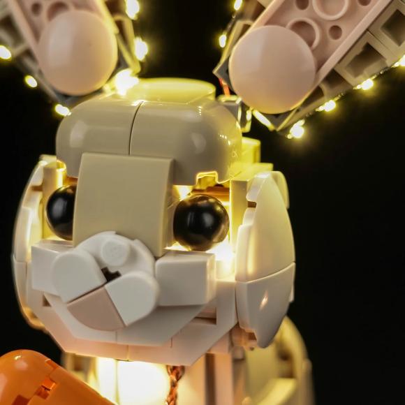 BrickBling lyssæt til: Creator 31162 Sød kanin