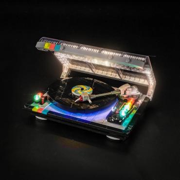 BrickBling lyssæt til: TEMA 40699 Retro plade-spiller