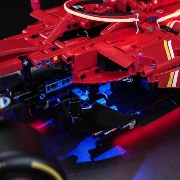 BrickBling lyssæt til: Technic 42207 Ferrari SF-24 F1-bil
