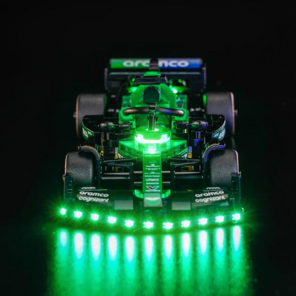 BrickBling lyssæt til: Speed Champions 77245 Aston Martin Aramco F1® AMR24-racerbil