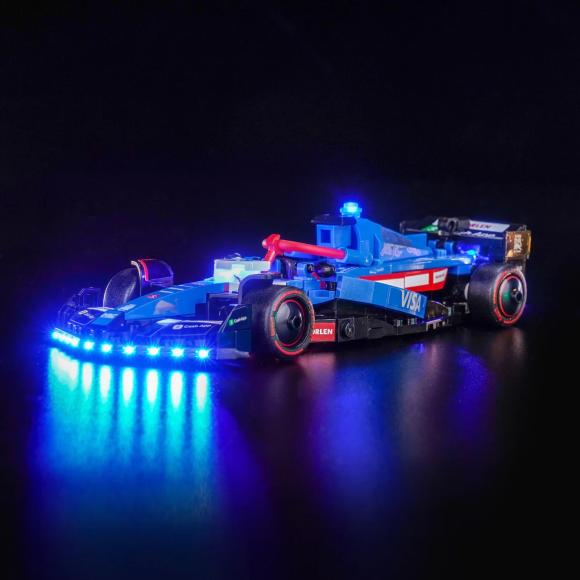 BrickBling lyssæt til: Speed Champions 77246 Visa Cash App RB VCARB 01 F1®-racerbil