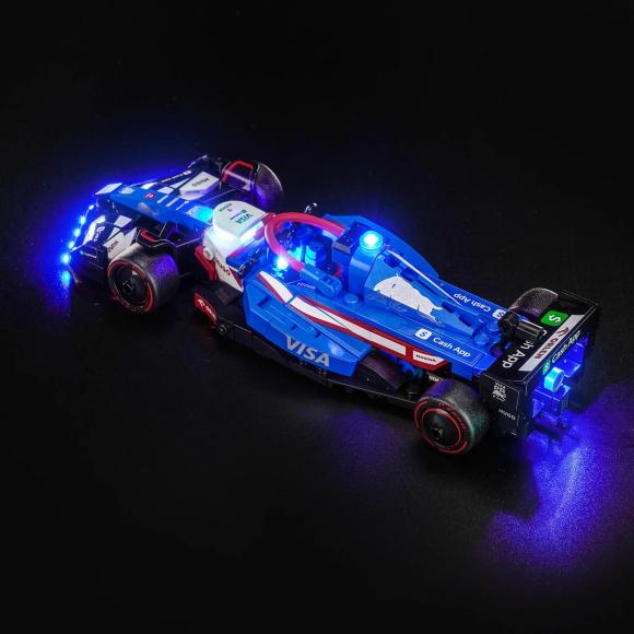 BrickBling lyssæt til: Speed Champions 77246 Visa Cash App RB VCARB 01 F1®-racerbil