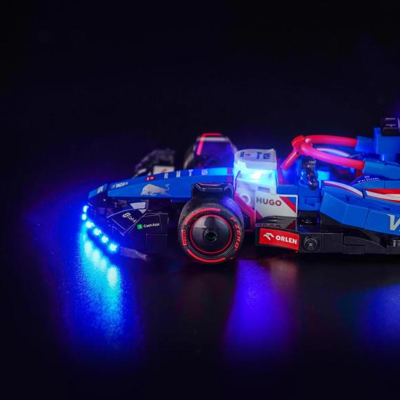 BrickBling lyssæt til: Speed Champions 77246 Visa Cash App RB VCARB 01 F1®-racerbil