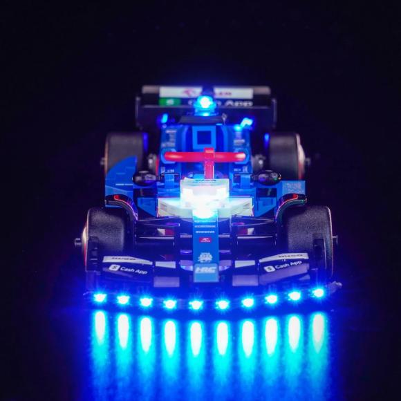 BrickBling lyssæt til: Speed Champions 77246 Visa Cash App RB VCARB 01 F1®-racerbil