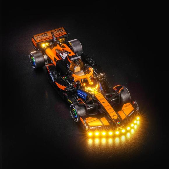 BrickBling lyssæt til: Speed Champions 77251 McLaren F1® Team MCL38-racerbil