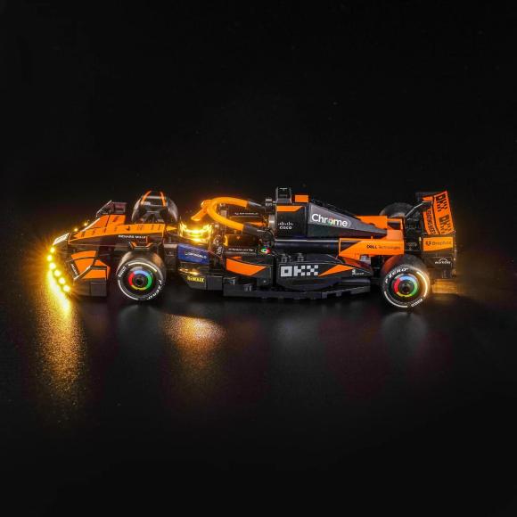BrickBling lyssæt til: Speed Champions 77251 McLaren F1® Team MCL38-racerbil