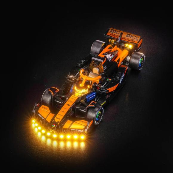 BrickBling lyssæt til: Speed Champions 77251 McLaren F1® Team MCL38-racerbil