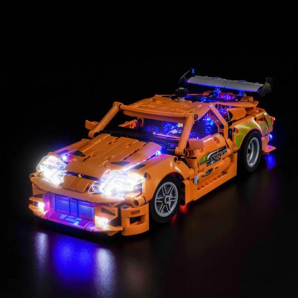BrickBling lyssæt til: Technic 42204 Fast and Furious Toyota Supra MK4