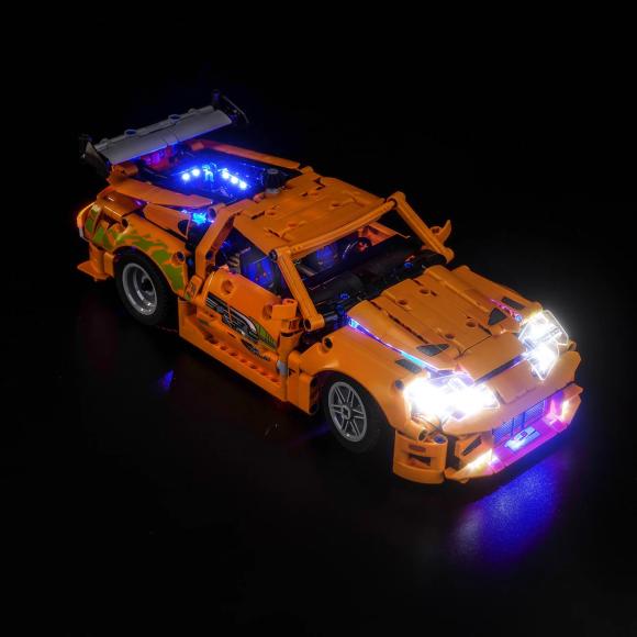 BrickBling lyssæt til: Technic 42204 Fast and Furious Toyota Supra MK4