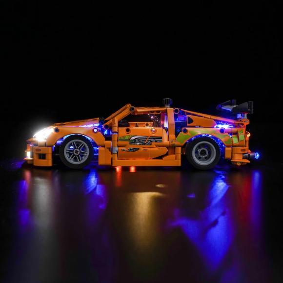 BrickBling lyssæt til: Technic 42204 Fast and Furious Toyota Supra MK4