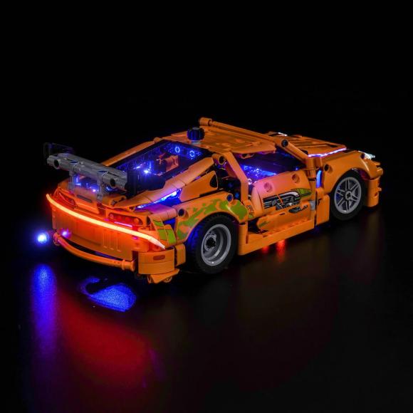 BrickBling lyssæt til: Technic 42204 Fast and Furious Toyota Supra MK4
