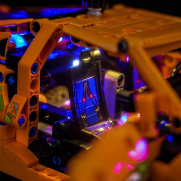 BrickBling lyssæt til: Technic 42204 Fast and Furious Toyota Supra MK4