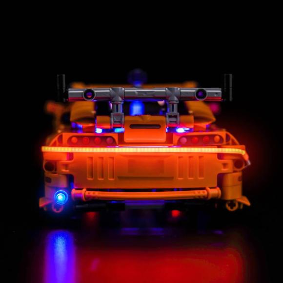 BrickBling lyssæt til: Technic 42204 Fast and Furious Toyota Supra MK4