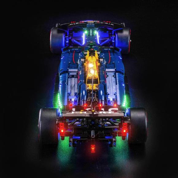 BrickBling lyssæt til: Technic 42206 Oracle Red Bull Racing RB20 F1-bil