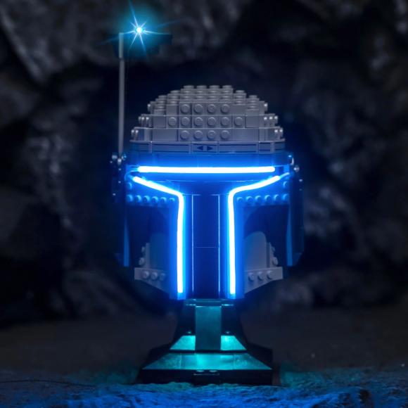 BrickBling lyssæt til: Star Wars™ 75408 Jango Fetts™ hjelm