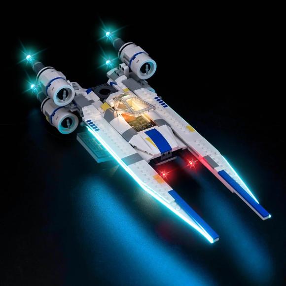 BrickBling lyssæt til: Star Wars™ 75399 Oprørernes U-wing-stjernejager