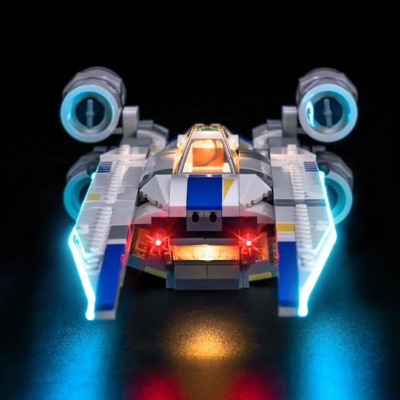 BrickBling lyssæt til: Star Wars™ 75399 Oprørernes U-wing-stjernejager