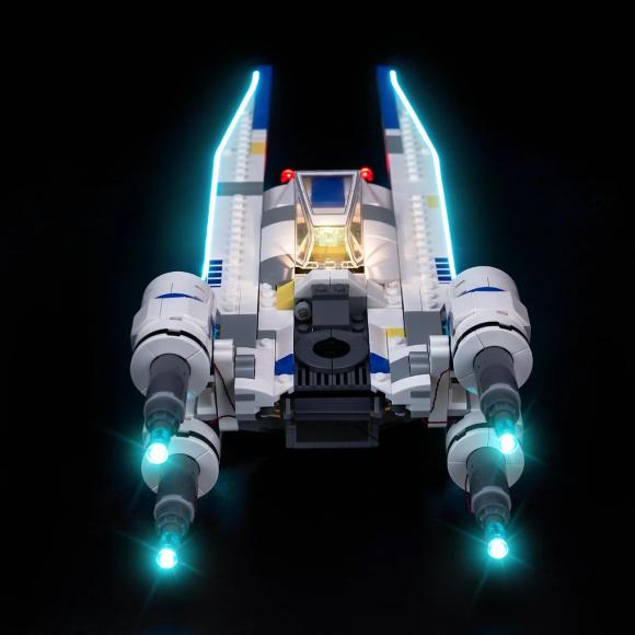 BrickBling lyssæt til: Star Wars™ 75399 Oprørernes U-wing-stjernejager