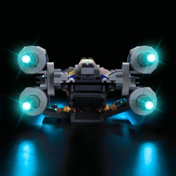 BrickBling lyssæt til: Star Wars™ 75399 Oprørernes U-wing-stjernejager