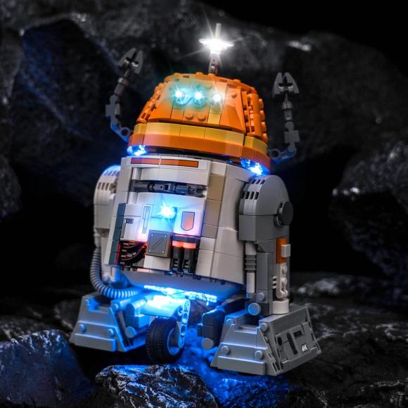 BrickBling lyssæt til: Star Wars™ 75416 Chopper (C1-10P)™ astromekdroide